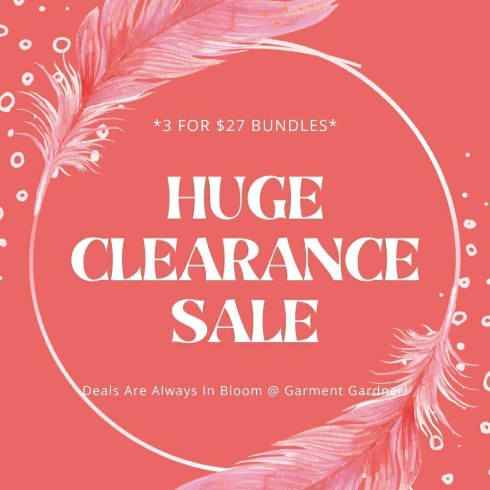 HUGE CLEARANCE SALE: 3 For $27 Bundles